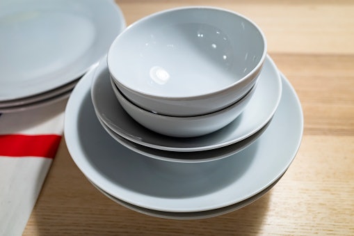 Porcelain Dinnerware is Dishwasher, Microwave, and Oven Safe