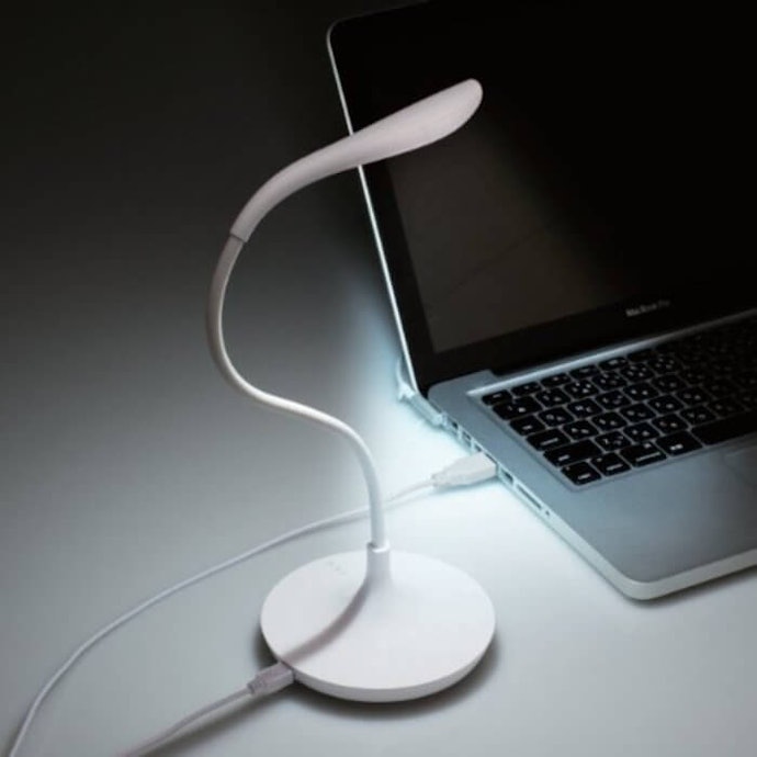 USB Power Supply Desk Light for Portable Use