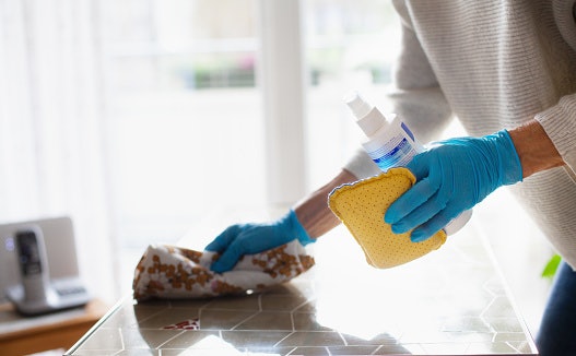 Clean High-Touch Surfaces With Disinfectants