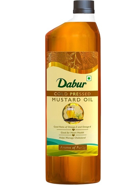 Dabur Cold Pressed Mustard Oil  1