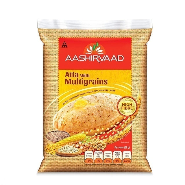 Aashirvaad Atta with Multigrains, 5 kg 1