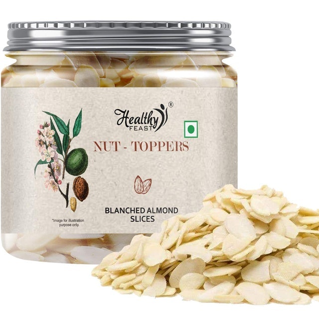 Healthy Feast Nut Toppers Blanched Almond Slices 1