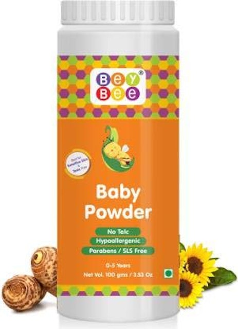 BeyBee Talc-Free Natural Dusting Baby Powder for New Born Babies 1