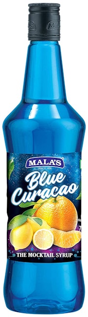 Mala Mala's Fruit Mocktail Syrup, Blue Curacao Mocktail 1