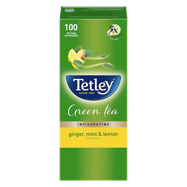 Tetley Ginger Mint and Lemon Green Tea 1