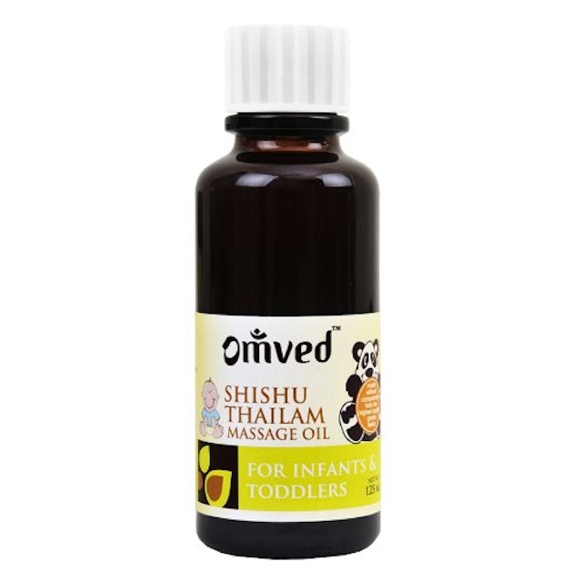 Omved SHISHU Ayurvedic Baby Massage Oil with Vitamin E 1