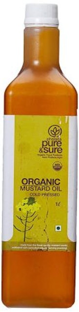 Pure and Sure  Organic Mustard Oil 1