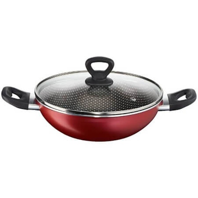 Tefal Simply Chef Non-Stick Kadhai with Lid 1
