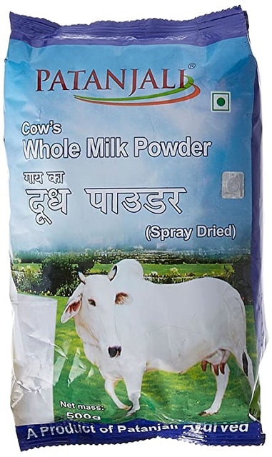 Patanjali Cow Whole Milk Powder, 500g 1