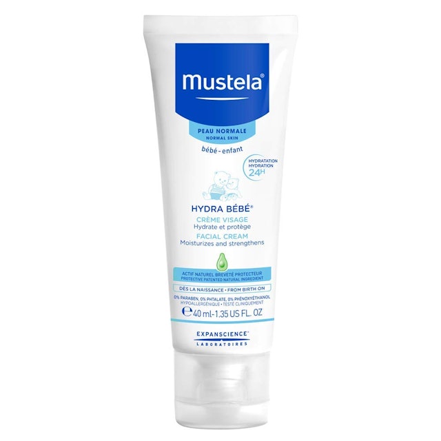 Mustela HydraBebe Facial Cream Normal Skin, White, 40ml 1