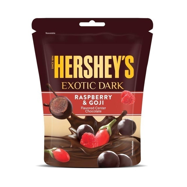 Hershey's Exotic Dark Raspberry & Goji Chocolate 1
