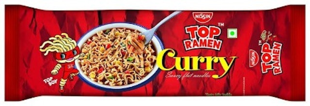 Nissin  Top Ramen Curry Veg 1