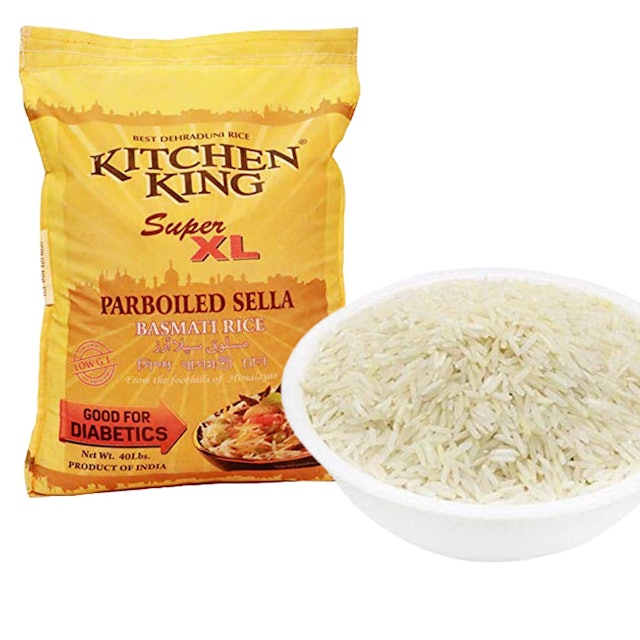 Kitchen King Super XL Parboiled Sella Basmati Rice 1