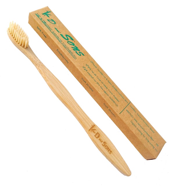 kd and sons organic bamboo toothbrush  1