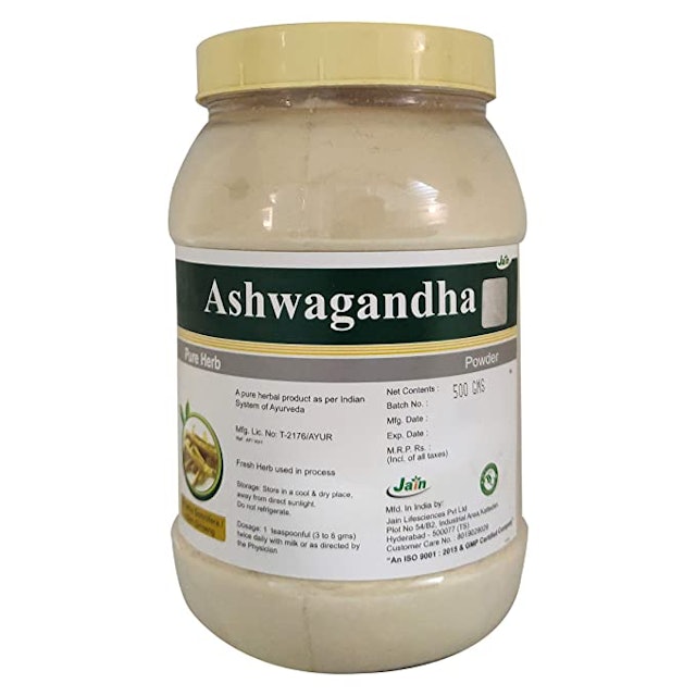 Jain Ashwagandha Powder, 500g 1