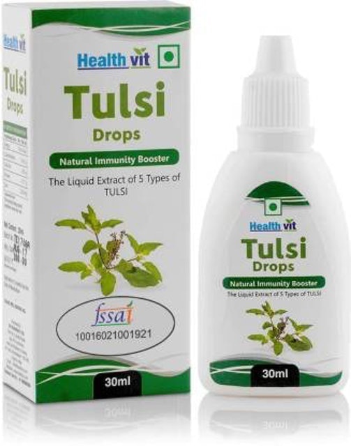 HealthVit Tulsi Drops Natural Immunity Booster - 30ml  1