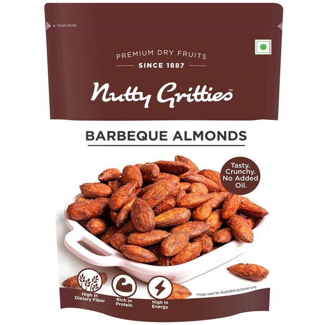 Nutty Gritties Barbeque Almonds 1