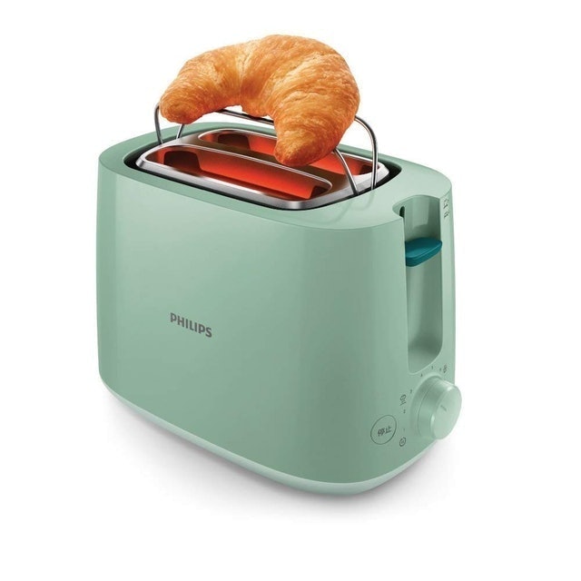 PHILIPS Daily Collection Green Toaster 1