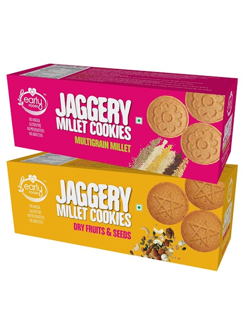 early FOODS Jaggery Millet Cookies 1