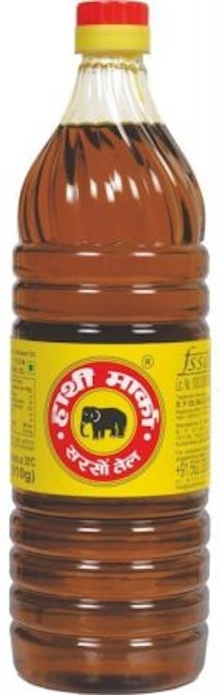 Hathi Brand Mustard Oil 1