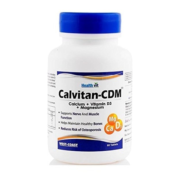 HealthVit Calvitan-CDM Calcium (60 Tablets) 1