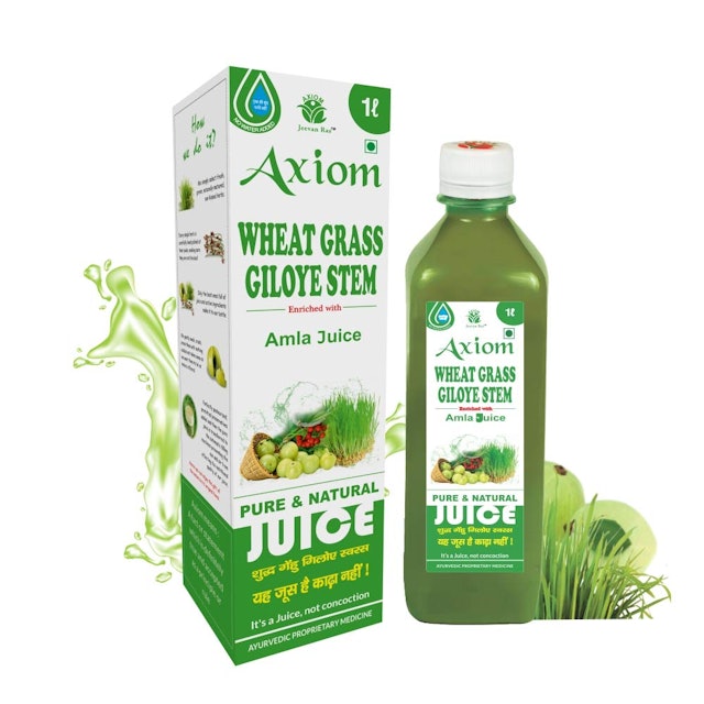 Axiom Wheat Grass Giloy Stem Juice 1