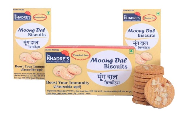 Dr.BHADRE'S Moong Dal Biscuits (Pack of 3) 1