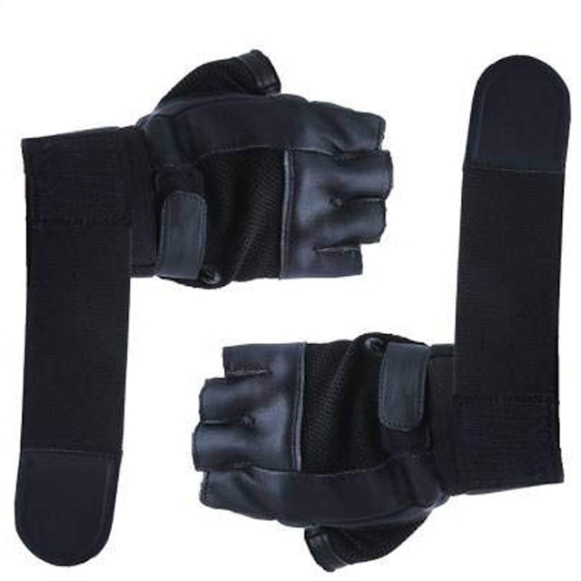 5 O'Clock Sports Leather Gym Gloves 1