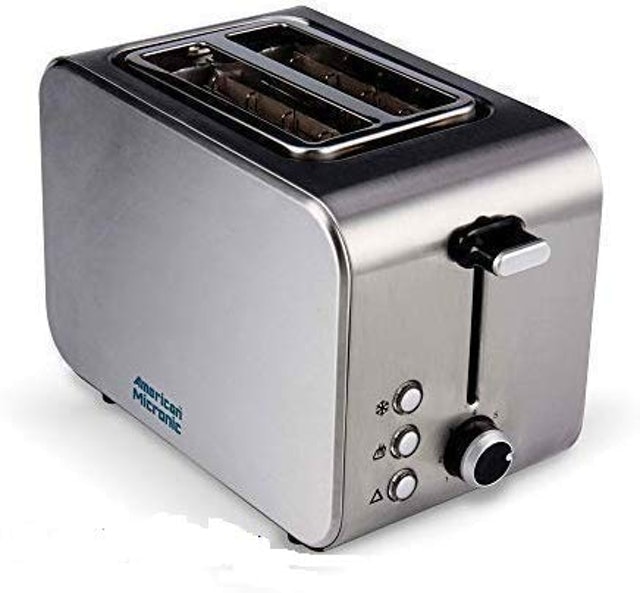 American MICRONIC  Stainless Steel Toaster 1