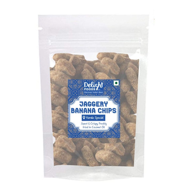 Delight Foods  Kerala’s Jaggery Banana Chips 1