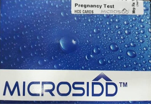 5. MICROSIDD Pregnancy Test  1